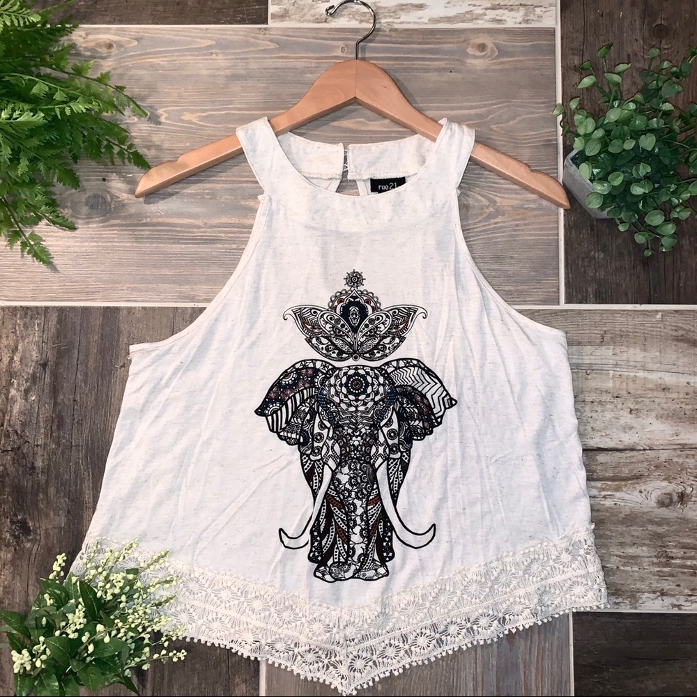 🌸Rue21 Crop Top Tank